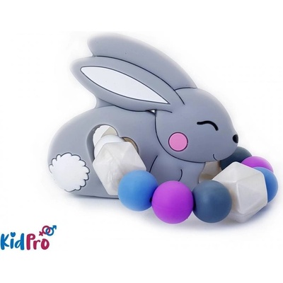 KidPro silikon Zajíček šedá