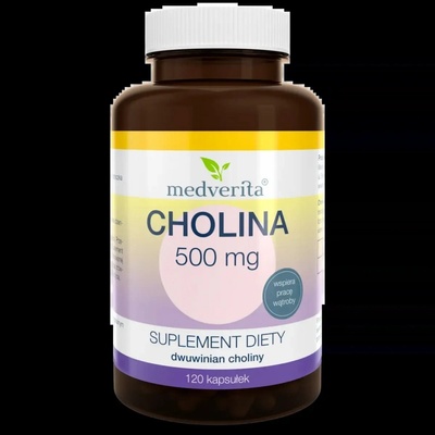Medverita cholín 500 mg 120 kapsúl