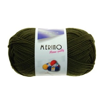 Vlnap příze Merino 14745 vojenská zelená