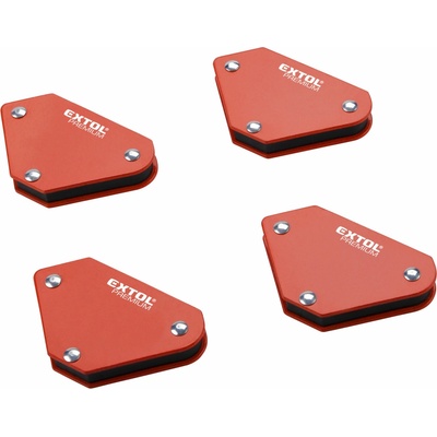 Extol Premium magnetický 4ks 45° 90° 135° sila magnetu 4kg