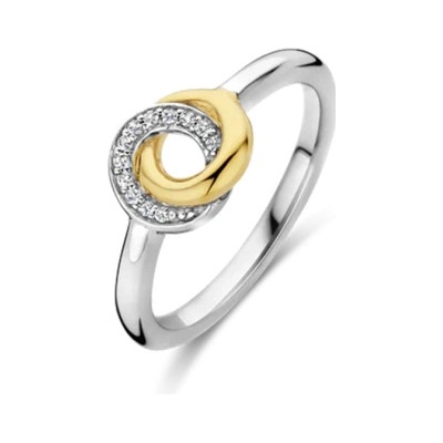 Ti Sento prsten spojené kruhy 12142ZY