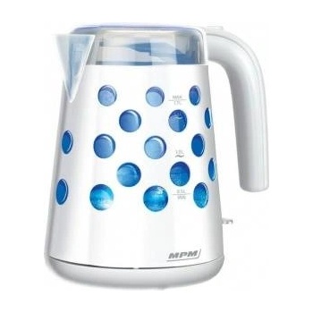 MPM Cordless kettle 1, 7l Black-Blue MCZ-86/C