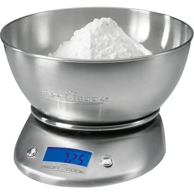 Clatronic Кухненска везна ProfiCook KW1040 Черен, Неръждаема стомана Електронна кухненска везна (PC-KW 1040)