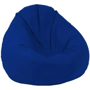 PUFRELAX Пуф, круша, 520л. , Nirvana Gigant - Teteron Blue, За открито, Перящ се калъф, Пълнеж от Полистиролни перли, 8097 (PUF-G-NGG-TEX-BLURY) - topmall