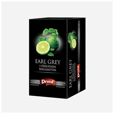 Druid Čierny ochutený čaj Earl Grey s prírodným bergamotom 27 g