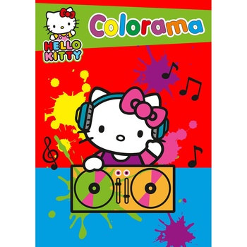 Image 1 of Boek Specials Nederland bv КНИЖКА ЗА ОЦВЕТЯВАНЕ hello kitty colorama 48 СТР. 2 ВИДА