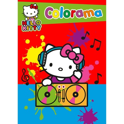 Boek Specials Nederland bv КНИЖКА ЗА ОЦВЕТЯВАНЕ hello kitty colorama 48 СТР. 2 ВИДА