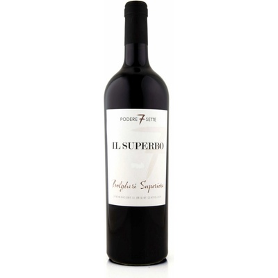 Podere 7 Sette Il Superbo DOC Bolgheri superiore 14% 0,75 l (holá láhev)