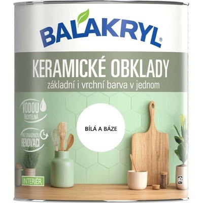 Balakryl Keramické Obklady bílá a báze 0,75l