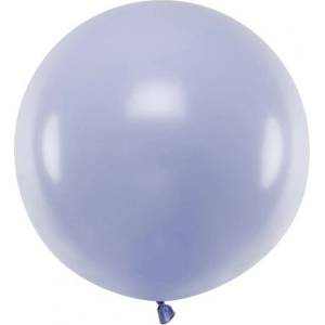 Party Deco Голям Латексов Балон, Пастел, Светло Лилаво, 60см (olbom-004j)
