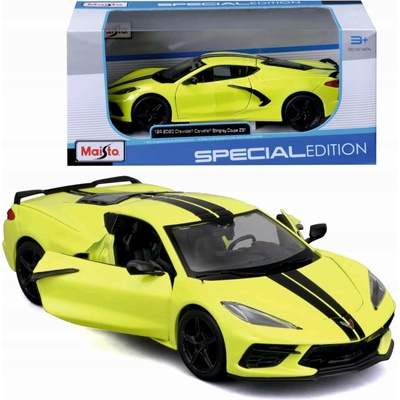 Maisto Corvette Z06 GT1 Commemorative Editi 2009 Žlutá 1:24