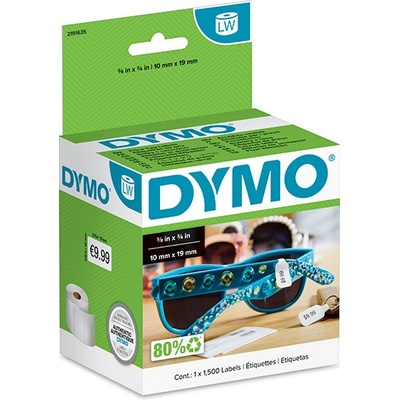 Dymo papírové štítky 54mm x 11mm, bílé, na šperky, 1500 ks, 2191635