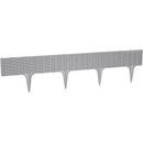 Prosperplast obrubník Ratan 3,9 m šedá set 5 ks