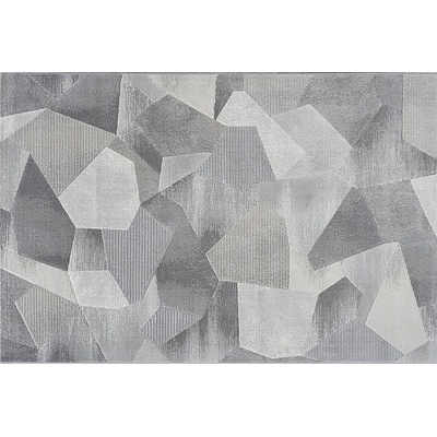 КИЛИМ АРГЕНТУМ 3d ФИГУРИ СИВО 160х230см (21163925-6979-160х230)
