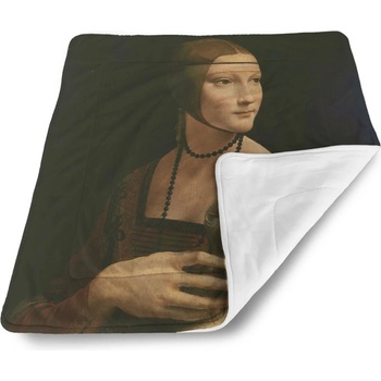 Sablio Detská deka pre bábätko Dáma s hranostajem Leonardo da Vinci