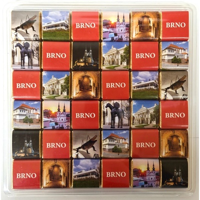 Chocopola Čokoládové puzzle Brno 180 g