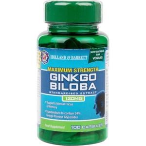 Holland & Barrett Maximum Strength Ginkgo Biloba 120 mg [100 капсули]