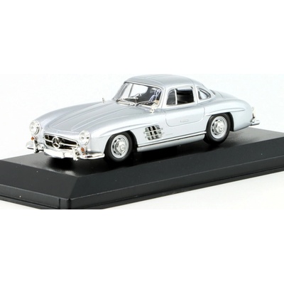 Mercedes-Benz 300 SL W198 Coupe stříbrná 1955 Minichamps 1:43
