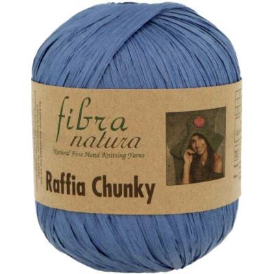 Fibra Natura Raffia Chunky 12 tmavě modrá