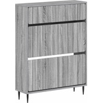 vidaXL Шкаф за обувки ZWOLLE 78 x 24 x 103 см Инженерна дървесина (896441)