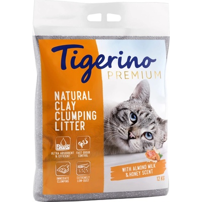 Tigerino Premium s vôňou mandľového mlieka & medu 12 kg