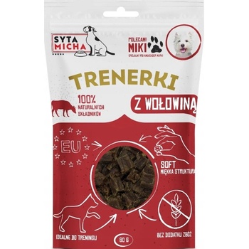 Syta Micha Trénerky s hovädzím mäsom pre psa 80 g