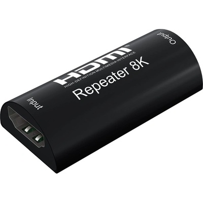 PremiumCord Повторител HDMI - HDMI, 8K60Hz, 25m, черен KHREP08 (KHREP08)