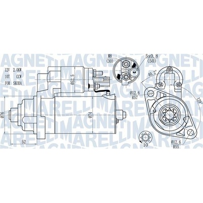 Štartér MAGNETI MARELLI MQS1393