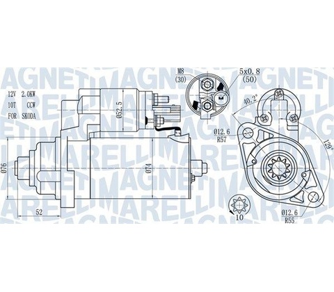 Štartér MAGNETI MARELLI MQS1393