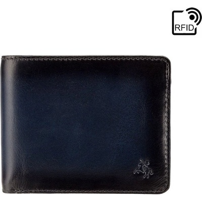Visconti Značková tenká pánska peňaženka GPPN301 modrá
