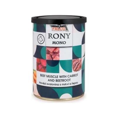 Rony Mono hovězí svalovina mrkví a řepou 400 g