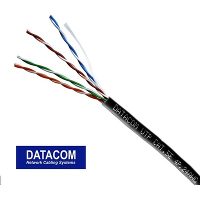 Datacom 1103 drát, CAT5E, UTP, venkovní, 305m/box