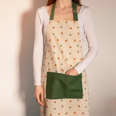 Homla Kuchyňská zástěra VEGGIE vzorovaný potisk 60x80 cm 893532