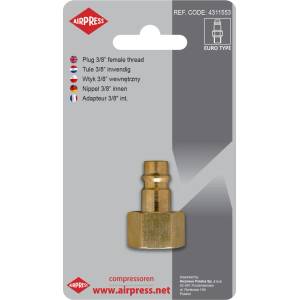 Airpress Нипел (конектор) 3/8" вътрешна резба euro 4311553 (4311553)