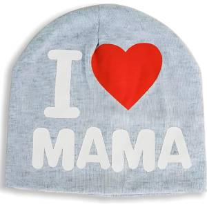 HARAHU Шапка I love mama - Сиво KP12285
