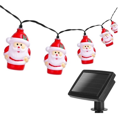 Aigostar B.V. Aigostar LED Vianočná solárna reťaz 10xLED 3,8 m IP44 studená biela AI0086