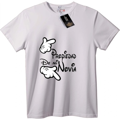 NOONEBRAND Тениска Собственост на годеницата - XS, White