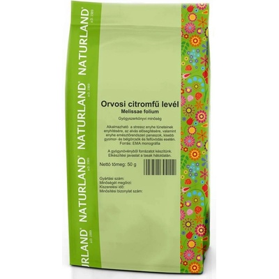 Naturland Meduňka lékařská list sypaný čaj 50 g