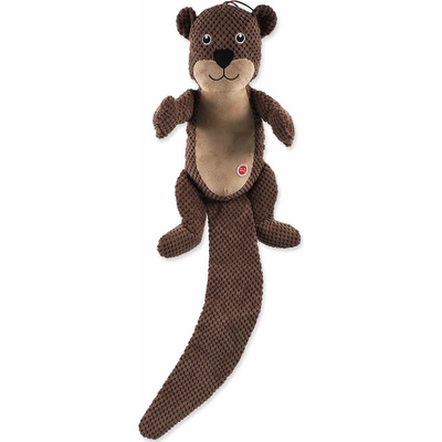 Dog Fantasy Jumbo bobr pískací a šustící 80 cm