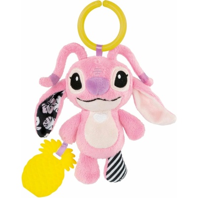CLEMENTONI PLYŠ Angel Stitch baby kousátko chrastítko