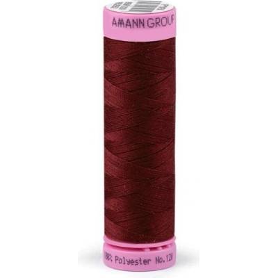 Polyesterové nitě návin 100 m Aspo Amann 0128 Biking Red