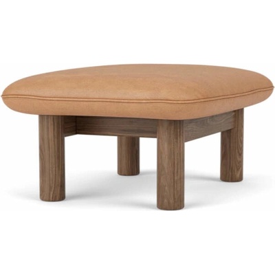 Audo Copenhagen Ottoman Brasilia, Dunes Camel/walnut