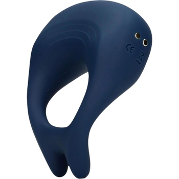 Shots Loveline - акум. вибро пенис ринг (син)