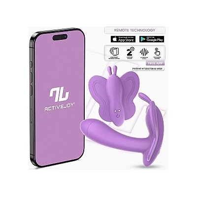 Intoyou App Series Wingy Butterfly Vibrator Lavender motýlek s ovládáním přes aplikaci