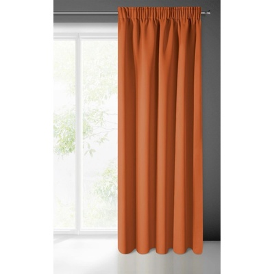 ZATEMŇOVACÍ ZÁVĚS NA PÁSCE 135X270 CM ORANŽOVÝ