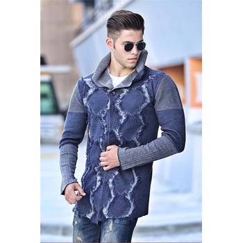 Madmext Мъжка жилетка 2058 - Синя 286556 (286556_Тъмно син)