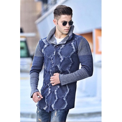 Madmext Мъжка жилетка 2058 - Синя 286556 (286556_Тъмно син)