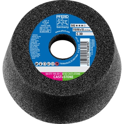 Pferd Brúsny hrncový kotúč kužeľový 110 x 20 x 22,23 mm 304007220164815