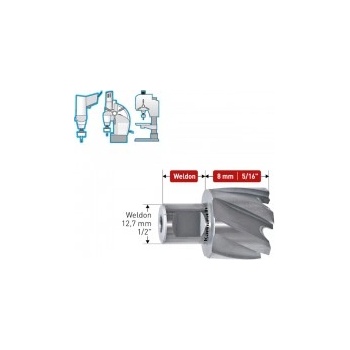 Image 1 of Karnasch Боркорона Ø 18x8, HSS-XE Mini-Line8 (201230018)