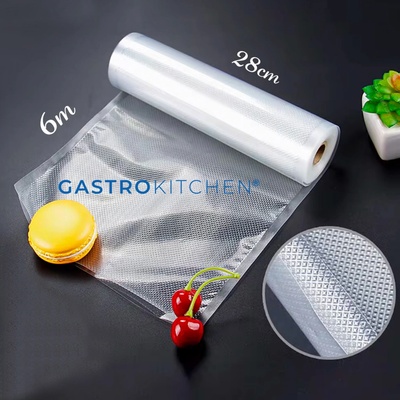 GastroKitchen Fólia na vákuové balenie 6 m x 28 cm